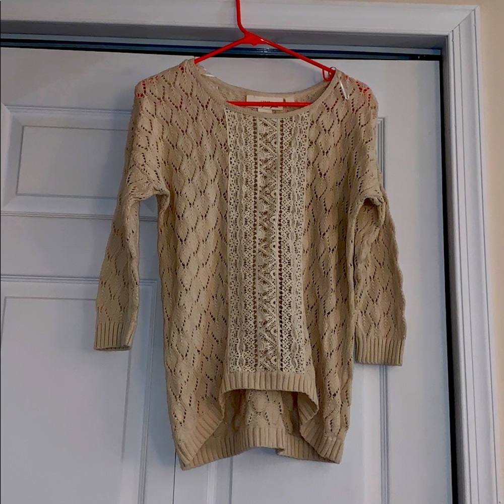 H&M Tan Knit Sweater